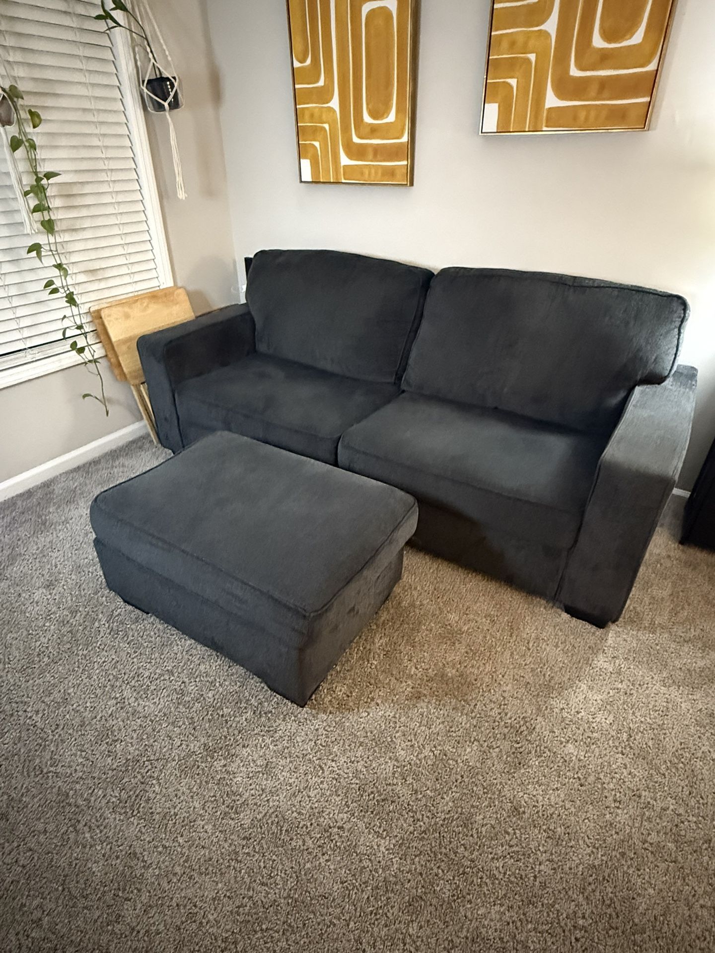Couch and Ottoman For Sale 