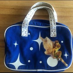 Disney Women Multi Color Tinker Bell Extra Bag And Tote Bag Handbag