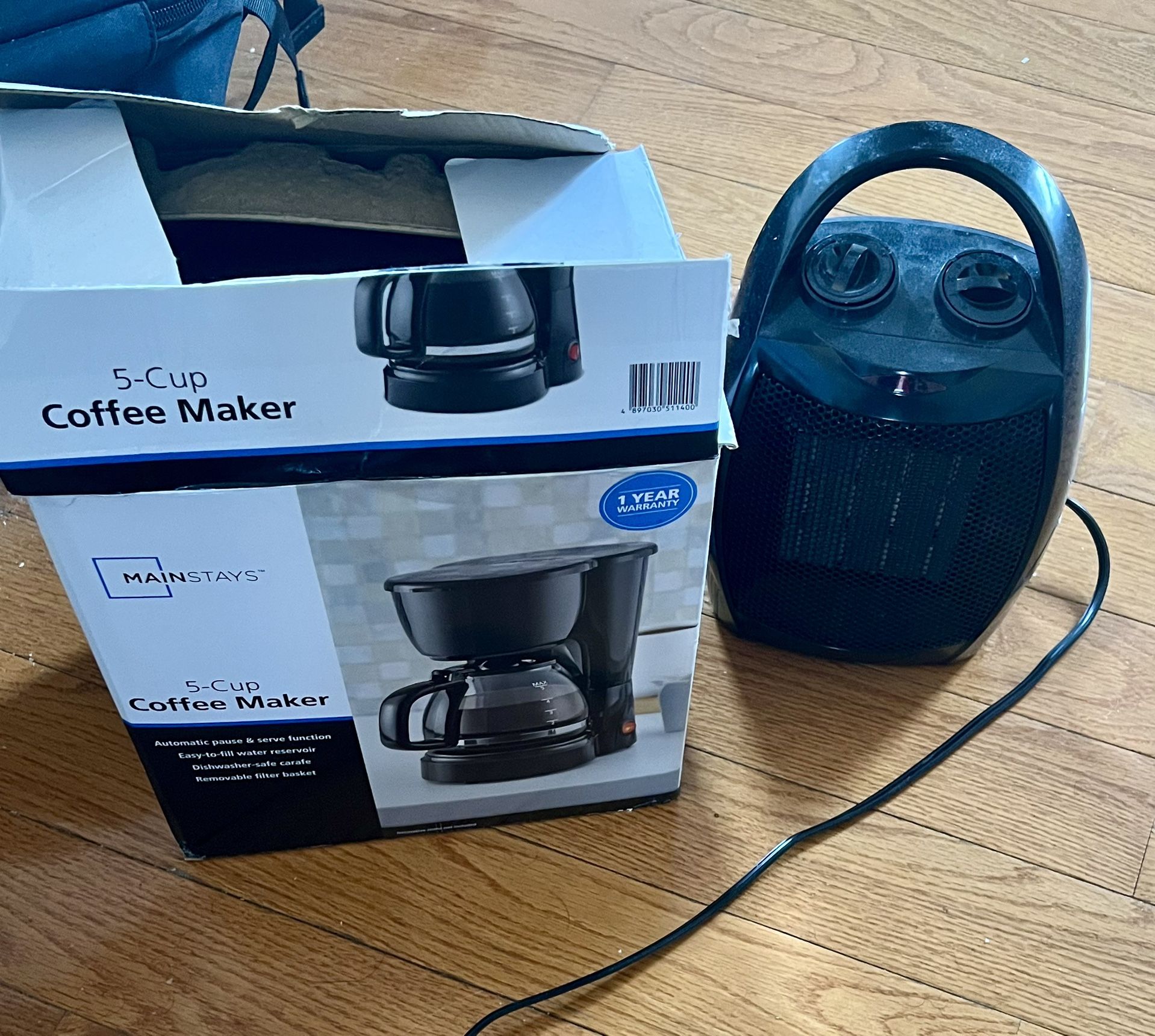 Small Heater And Coffee Maker