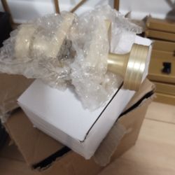 New 2 Gold Standard Door Knobs