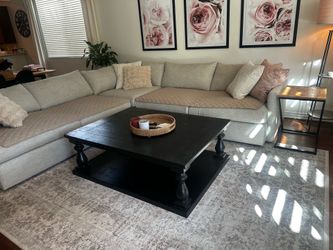 Black Coffee Table - Restoration Hardware Style