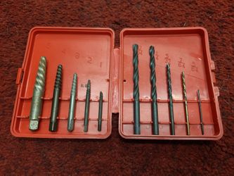 Craftsman Screw Extractor And Drill Bit Set