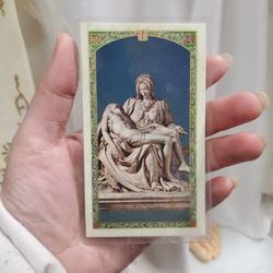 Pieta Holy Card (HC9) -167E- Laminated