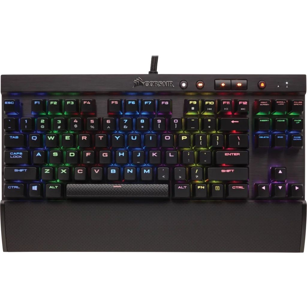Corsair K65 LUX RGB Compact Mechanical Gaming Keyboard — CHERRY® MX RGB Red