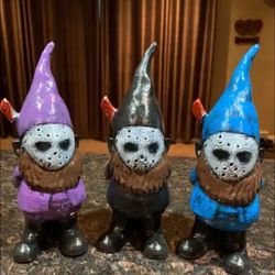 Jason, Friday The 13Th Gnomes Sold A Separately