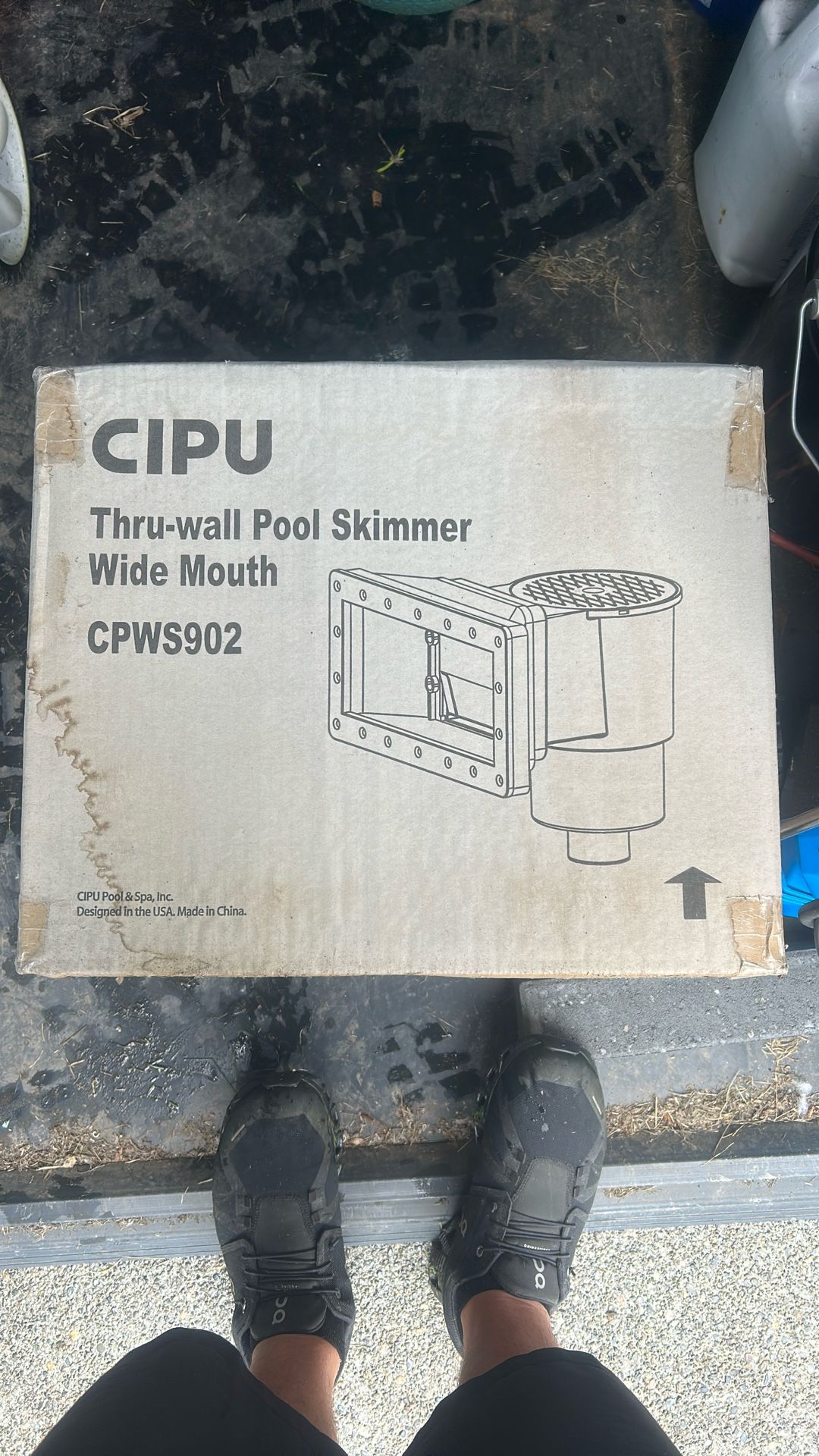 Thru-Wall Pool Skimmer