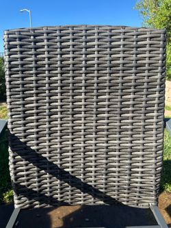 Barstools swivel patio grey wicker