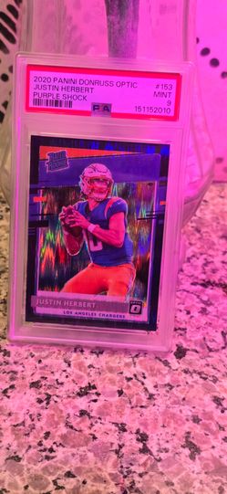 🔥 Justin Herbert Rated Rookie Purple Shock 🔥