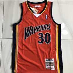 Curry Warriors Mitchell And Ness Jersey Size Large 