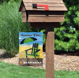 Seattle Seahawks summer garden flag