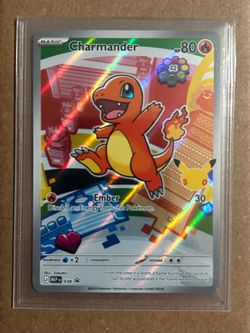 Charmander Holo Pokémon Card MEP 038