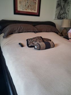 CALIFORNIA KING-SIZE BED.