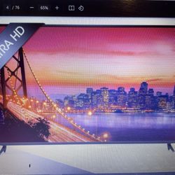 Visio Smart TV 65” 4K  E65u-D3 Excellent Condition Like New Price To Sale 