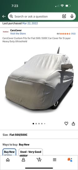 Fiat 500 Car Cover (2Door)