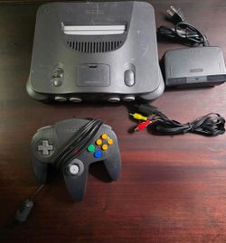 Nintendo N64 N64 Video Game Console w/ 1 Controller, All Cords