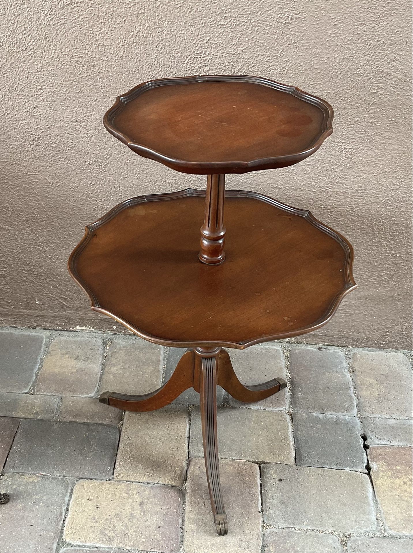 Antique Side Table 2 Tier