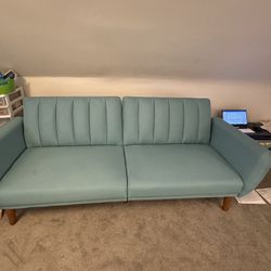 Teal Colored Sleep Sofa