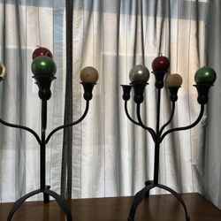 Decorative cast iron Candle Holders