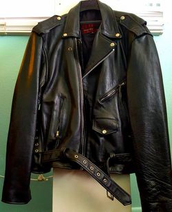 Leather jacket made by Hot Leathers