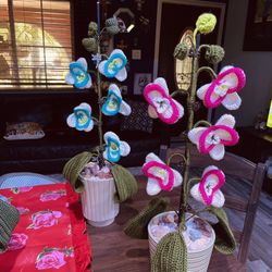 Flores tejidas A Mano 🧶 Crochet 
