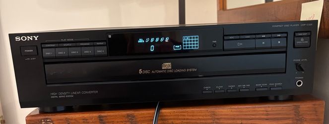 Sony CDP-C325 5 Disc Automatic Carousel CD Changer Player