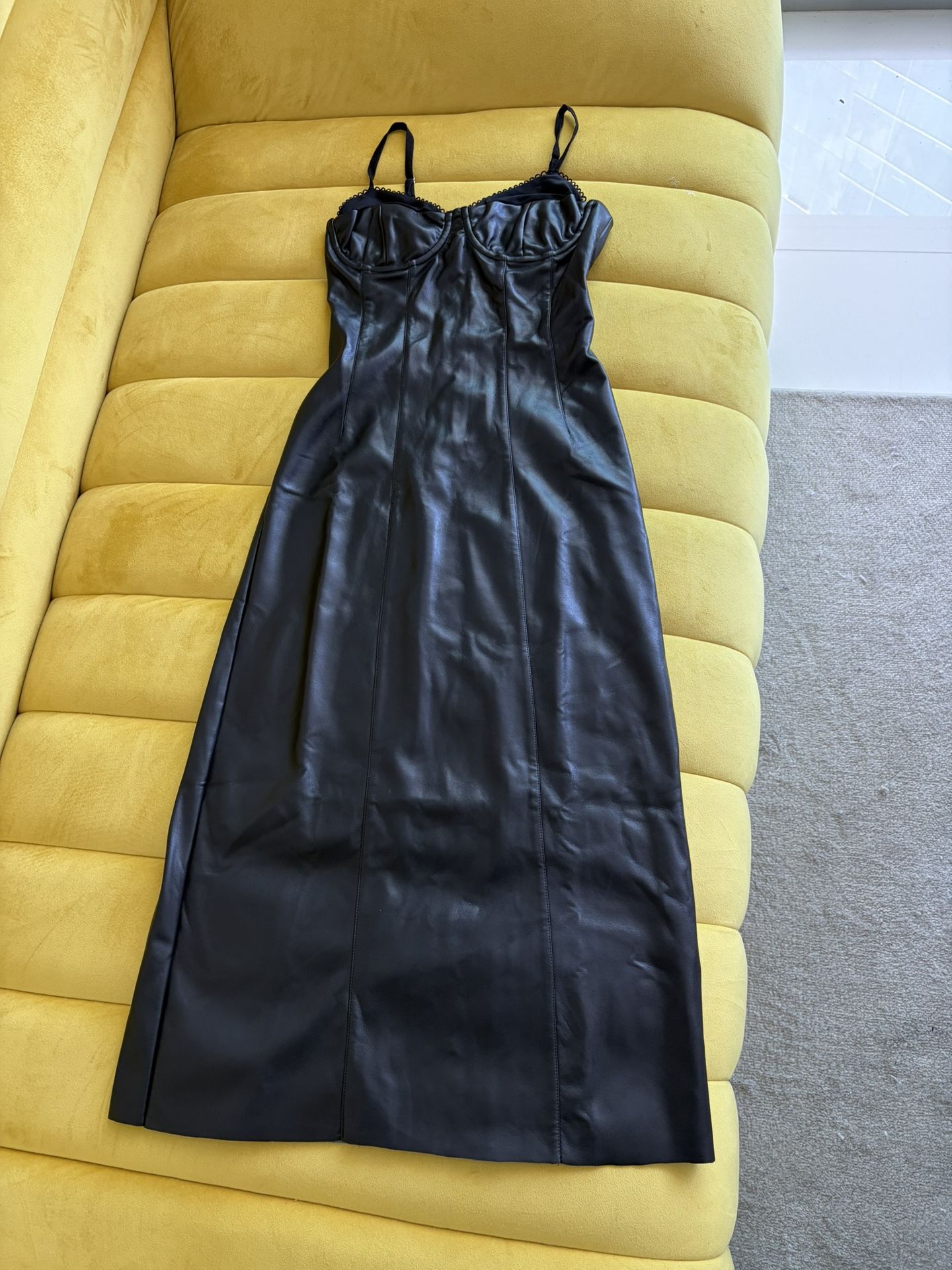 Black Leather Dress