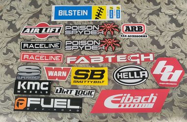 17 offroad sticker lot