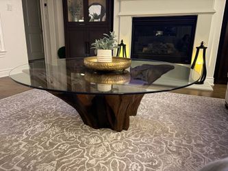 Coffee Table - Live Edge Tree Root