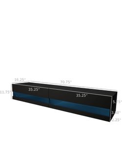 75 inches TV stand with LED light