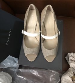 TAHARI TA-DANDY Natural/Jute Women’s Heels 8.5M