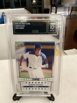 2018 Leaf Draft Stars #ST01 Rookie Shohei Ohtani Gem. Mint 10