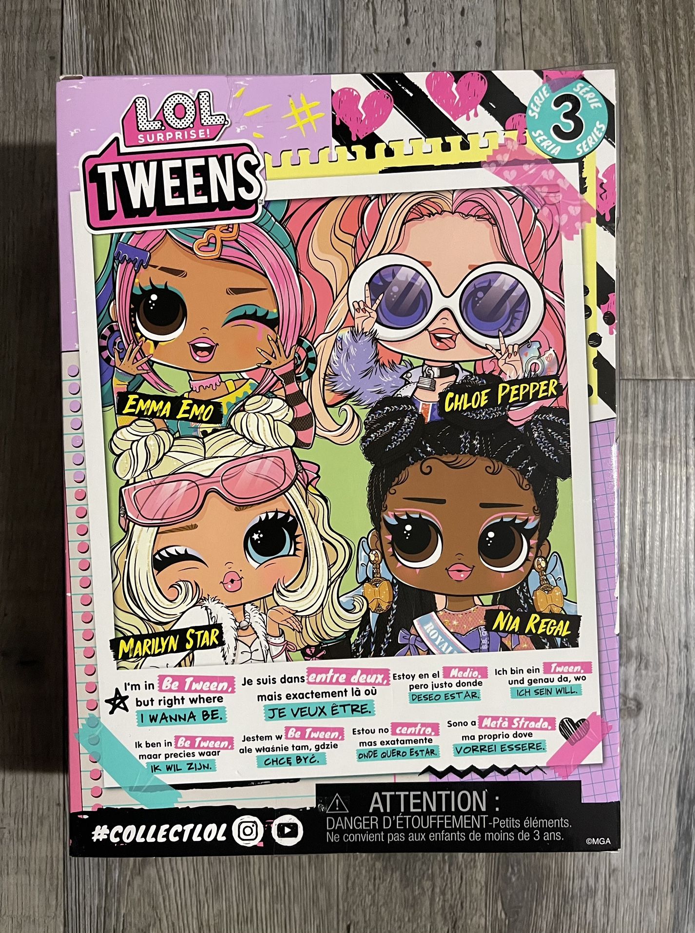 LOL Surprise Tweens Series 3 Emma Emo Fashion Doll with 15 Surprises Including Accessories for Play & Style
