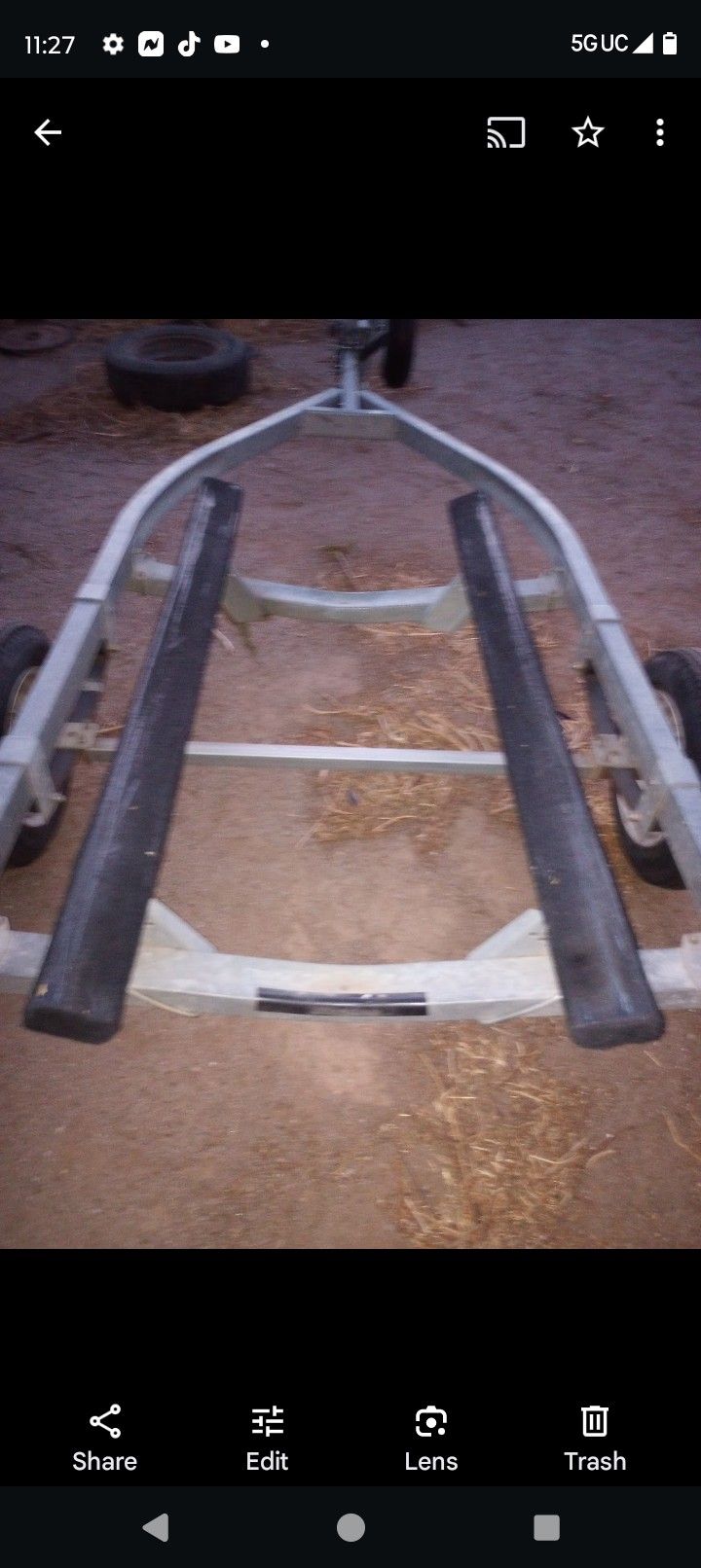 2015 Bandit galvanized Single place jet ski trailer