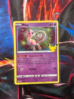Pokemon Mew Holo Celebrations