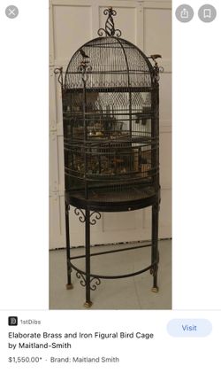 Maitland smith bird cage sales