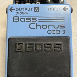 Boss Guitar Pedal Bass Chorus