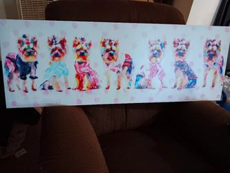  FREE York Shire Hand Painted and Printed Frame 50x150x4cm 