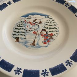 Snowman Plates