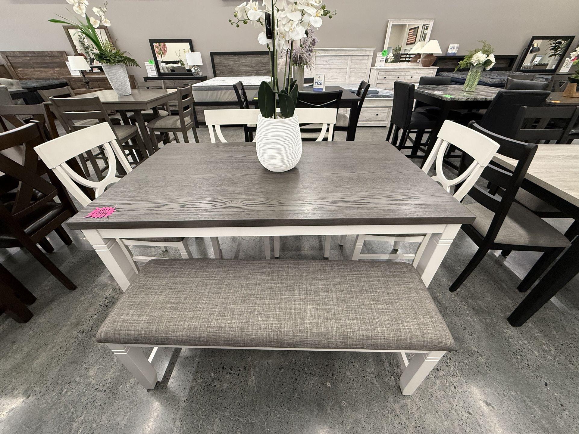 6 PC DINING TABLE