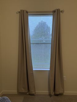 Bedroom curtains (set of 2 panels)