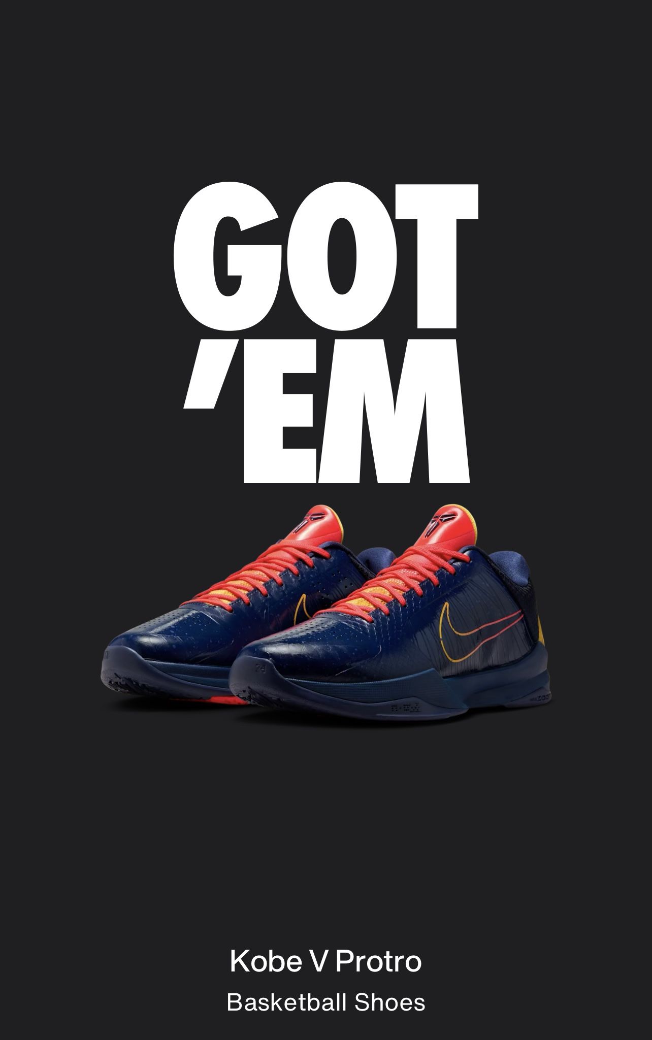 Nike Kobe 5 Protro Caitlin Clark Indiana Fever