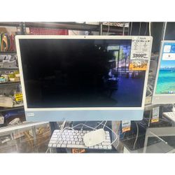 24" 4.5K iMac 3.2 M1 16GB RAM 256GB SSD 2021 CPU = 7 Cores, GPU = 8 Cores 2 USB