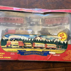 Vintage Union Express Train Set w/ Box