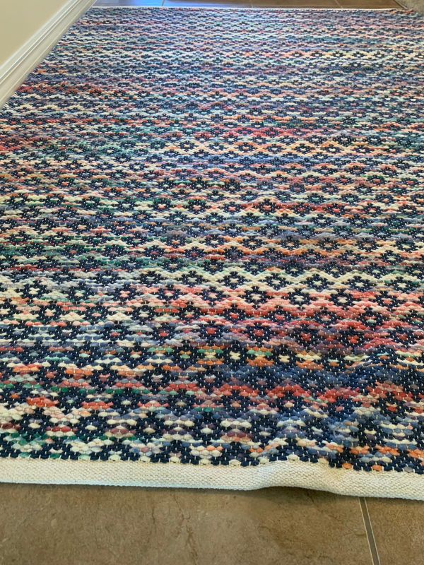 Striped Blue Diamond Woven Area Rug Opalhouse 5 X7 For In Orlando Fl Offerup