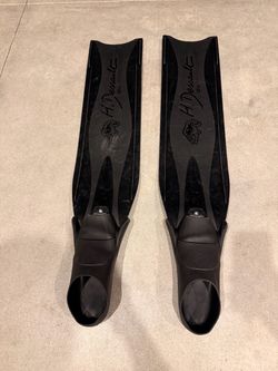H. Dessault Black Freediving Spearfishing Fins
