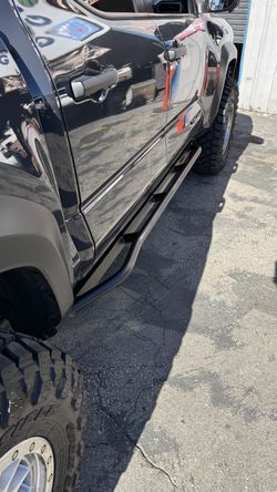 New rock sliders for Toyota Tacoma Sequoia tundra 4runner 4x4 long or short bed we got you