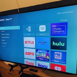 LIKE NEW! 65 Inch Roku 4K Smart TV W/ Remote & Legs!! (Perfect For The Wall!) (PickUp Or Delivery!)