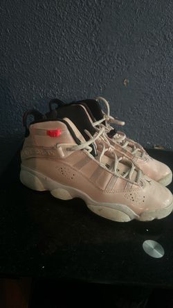 Air Jordan 6 Rings Pink Sneakers