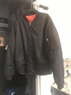 Men Black Flight Jacket