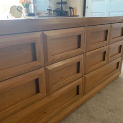 Solid Wood Modern  Style Dresser
